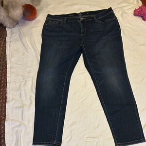 St. John's Bay Women's Deep Indigo Straight Leg Jeans